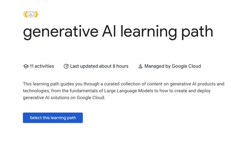 Google has added new courses to its generative AI learning path