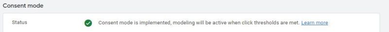 Consent modeling active