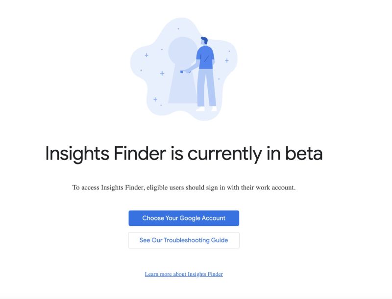 Google’s newest beta edition: Insights Finder