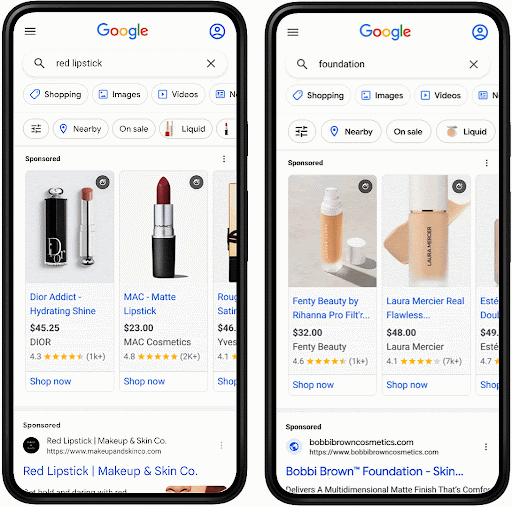 Google has launched AR Beauty ads for lip and eye products 🚨