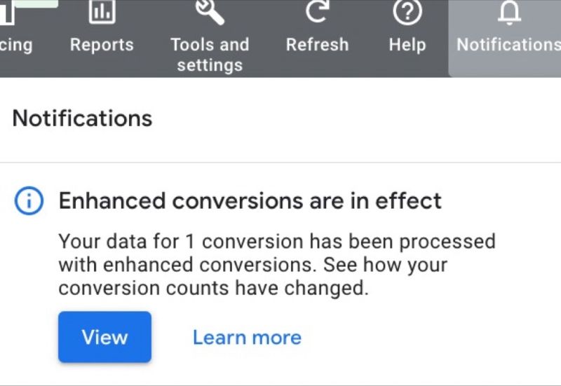 Google Reveals Enhanced Conversions Conversion Count