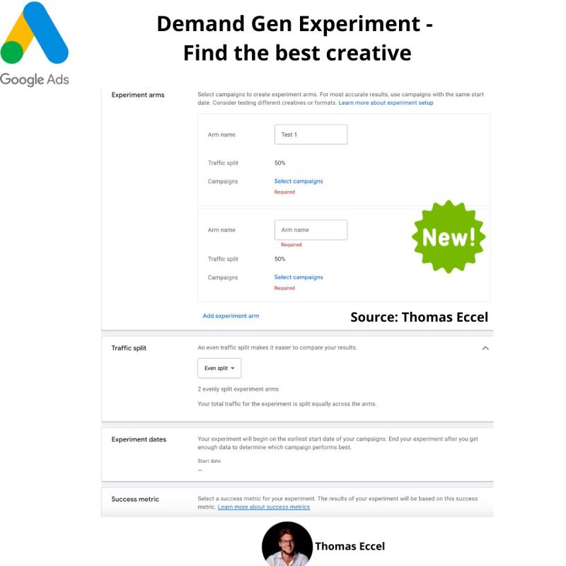 A/B Testing for New Demand Gen Experiments: Videos and Images