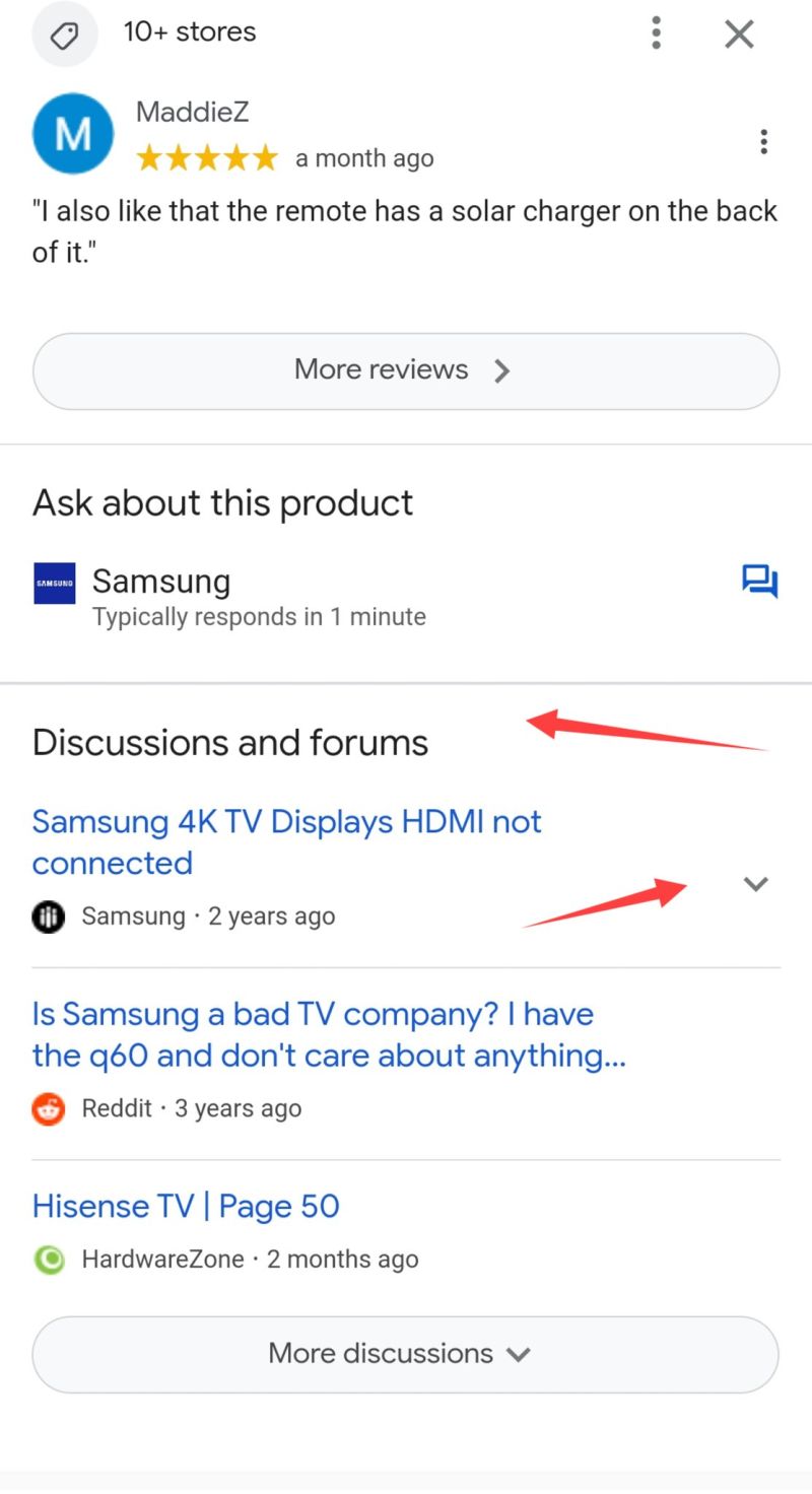 Google is testing the Discussion and Forum feature!