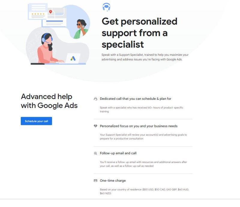 Google is now promoting its personalized support service!