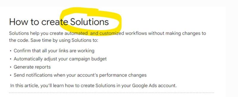 Google Ads Solutions