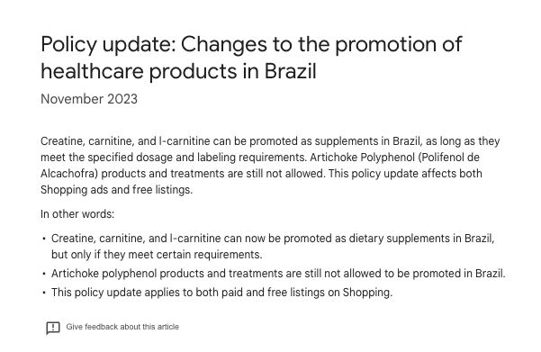 Changes to the promotion of healthcare  products in Brazil!