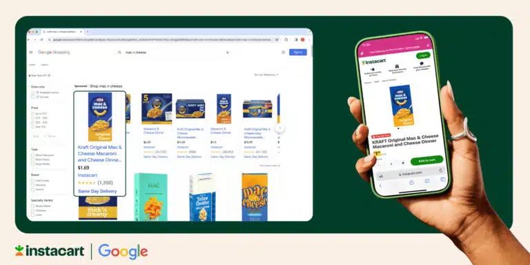 Instacart Teams Up with Google Shopping