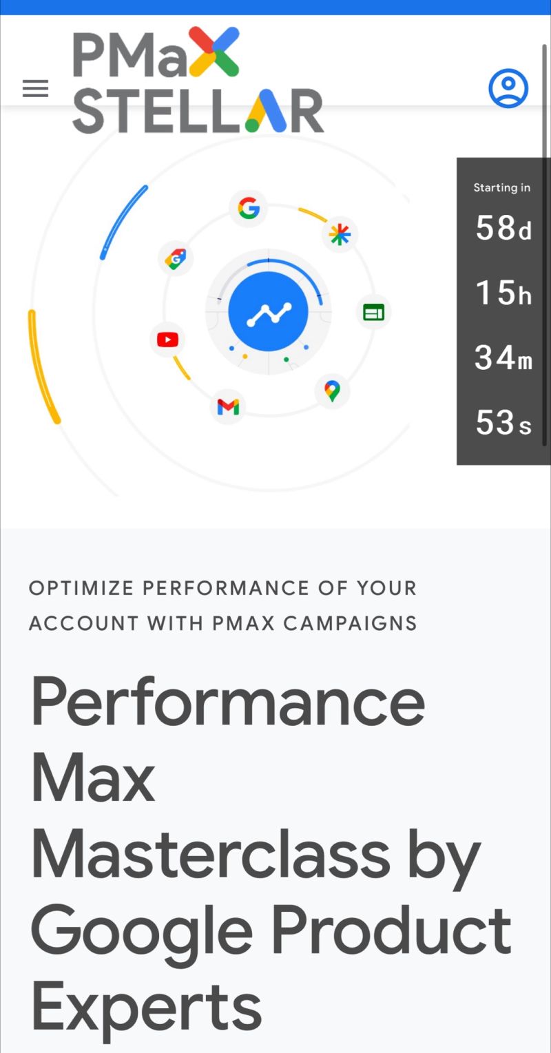 Performance Max Masterclass by Google