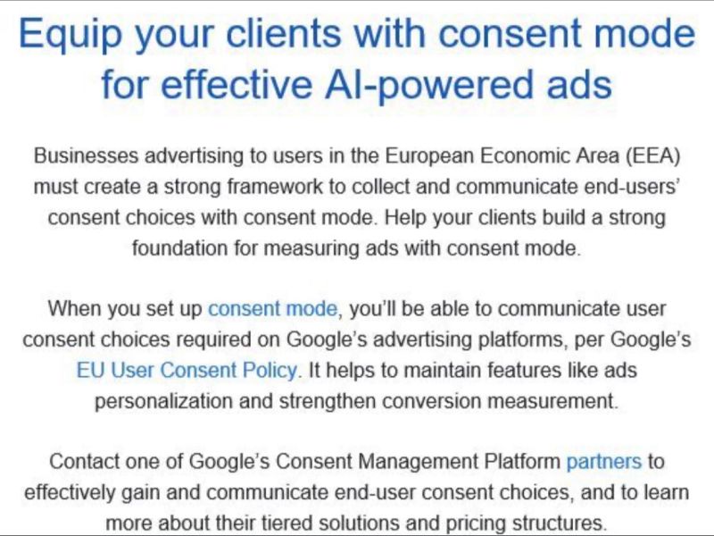 Google Consent mode v2