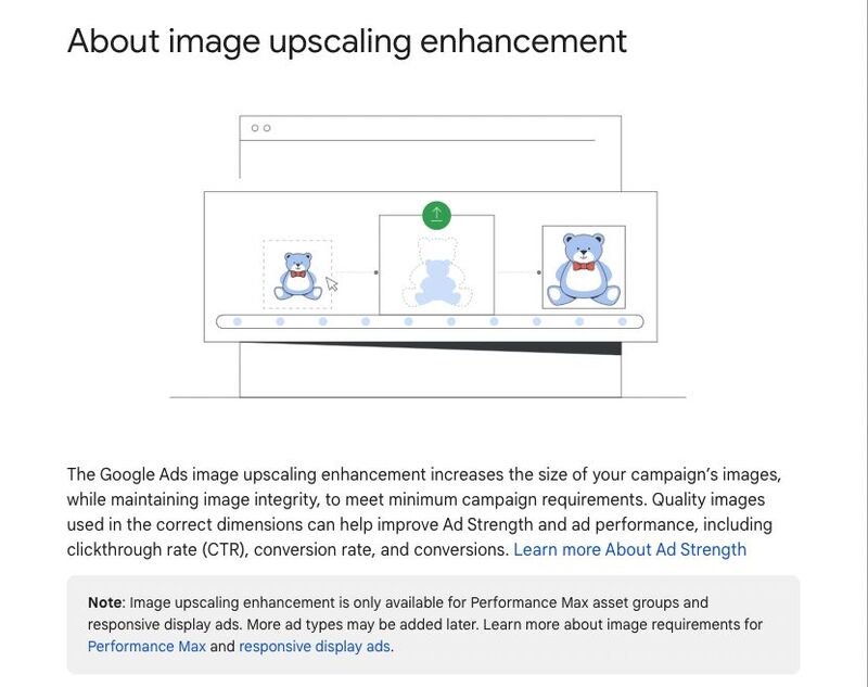 Image upscaling enhancements