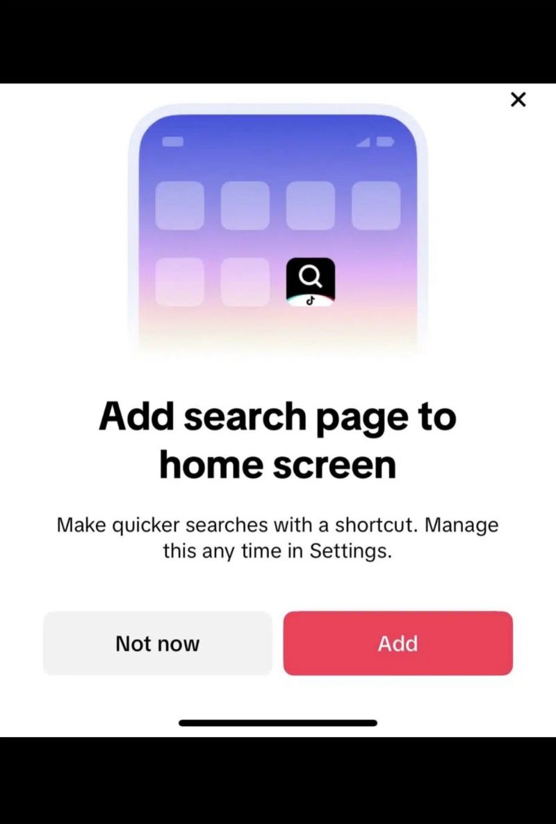 Tiktok pushes people to search more