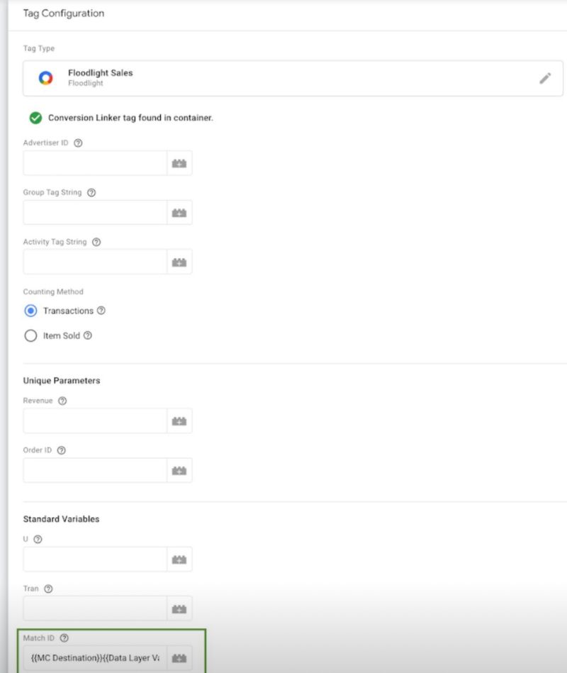 Google Tag Manager now offers native support for Match ID