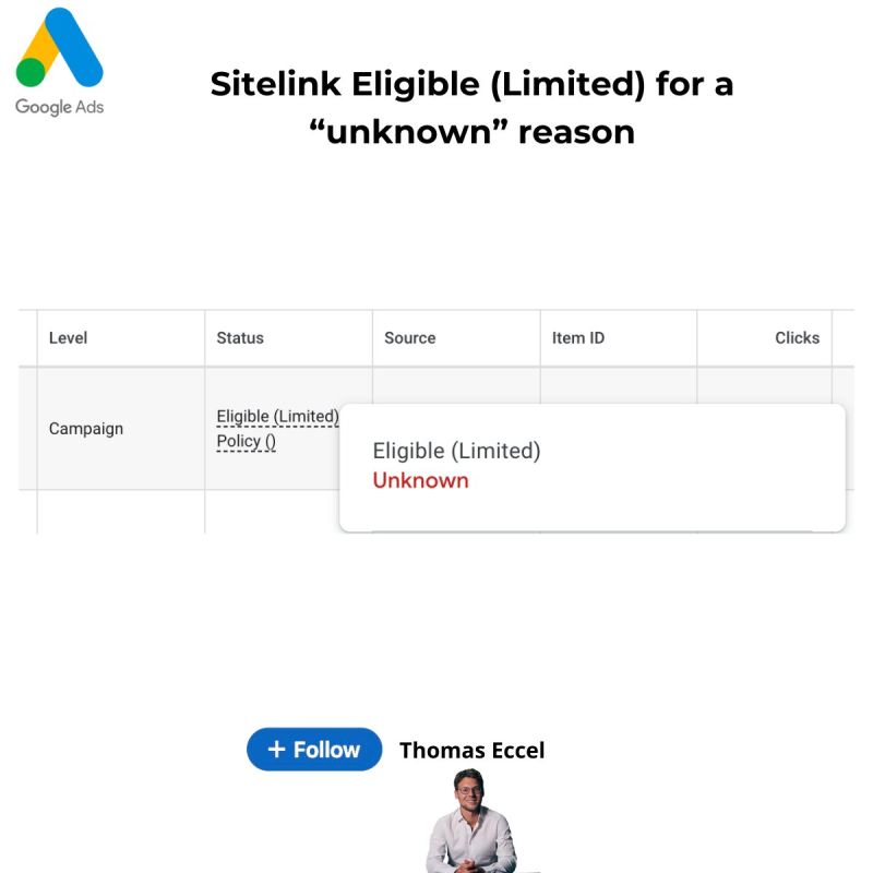 New unkown bug for sitelinks