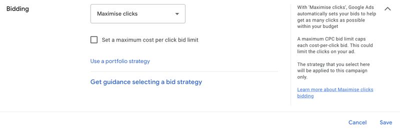 Bid Strategy Selection Made Simple!