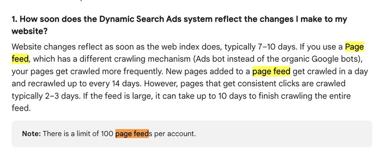 Why page feeds are better