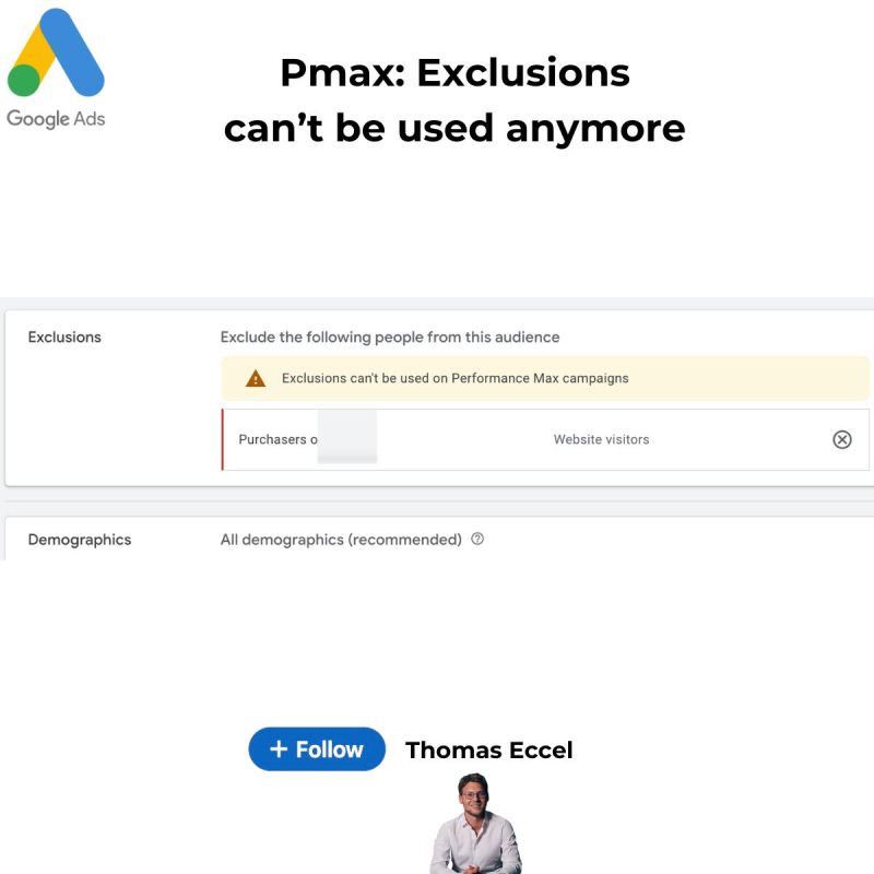 Pmax Exclusions gone?