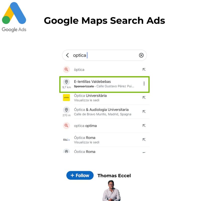 Google Maps Search Ads