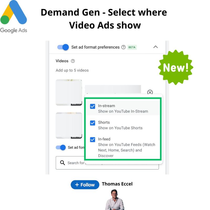 New Demand Gen feature