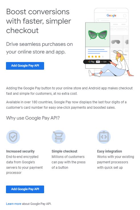 Google is boosting the Google Pay API