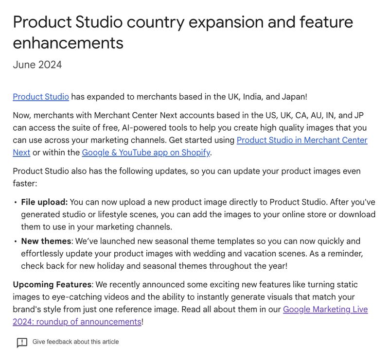 Product Studio Expansion