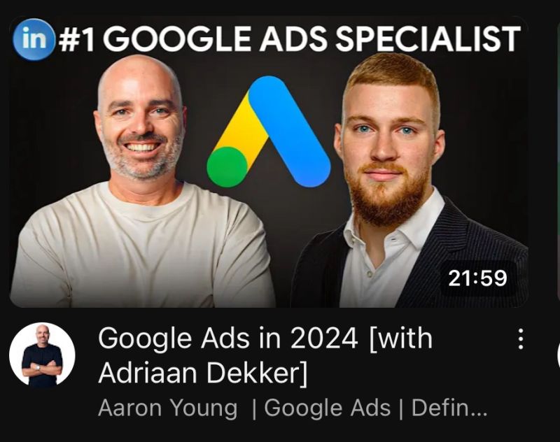 Google Ads interview!