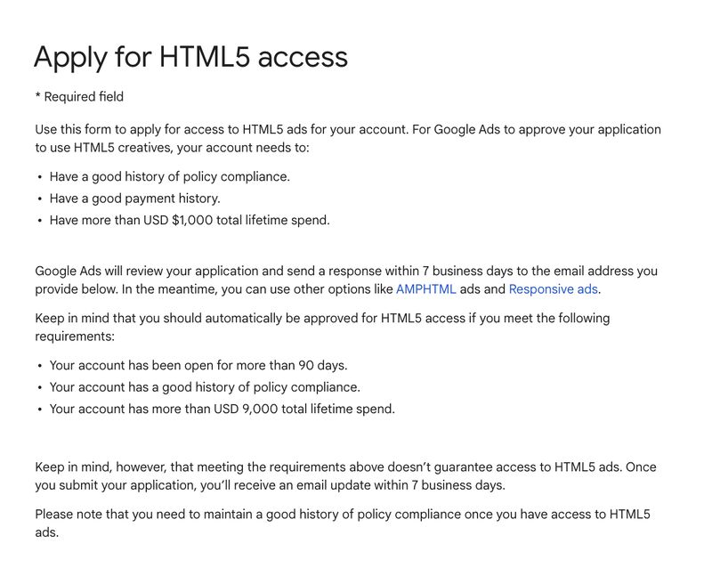 How to get HTML5 access for Pmax