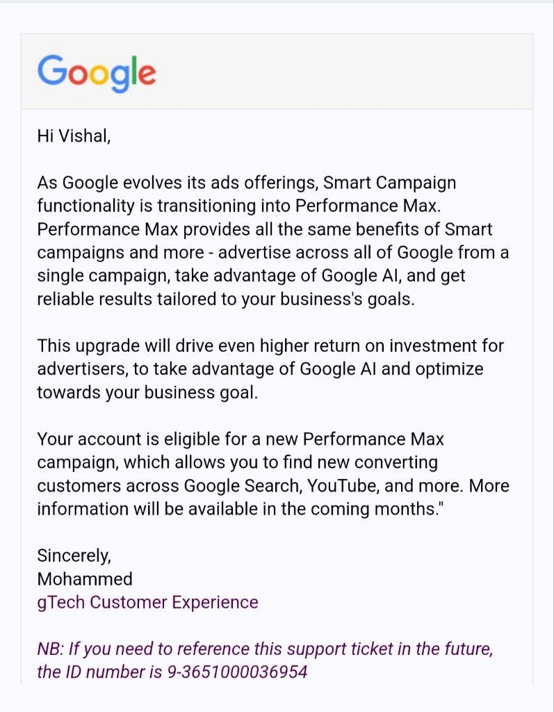 Smart campaigns are gone