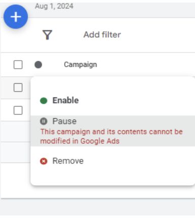 Problem with smart campaigns