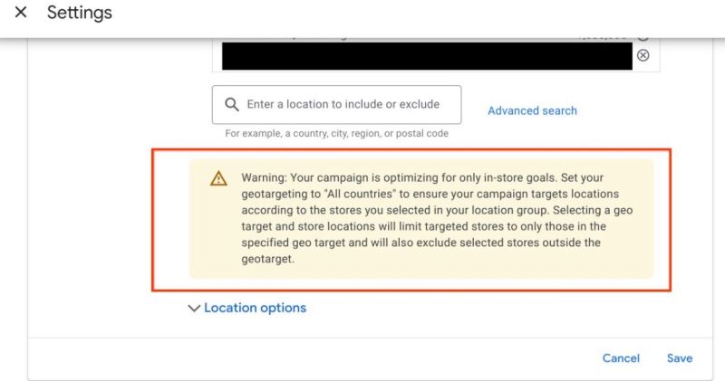 New Warning