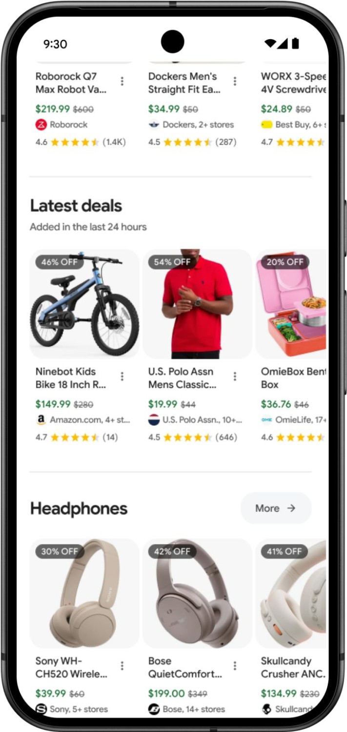 New shopping experience Google Ads