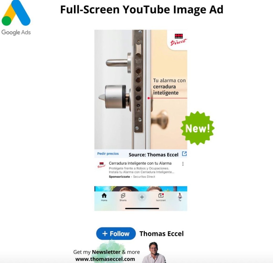 Full-screen image ads