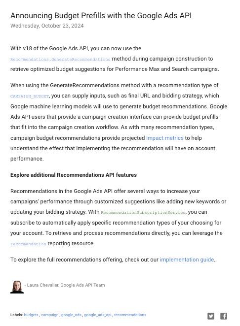 Announcing budget PrefillsWith