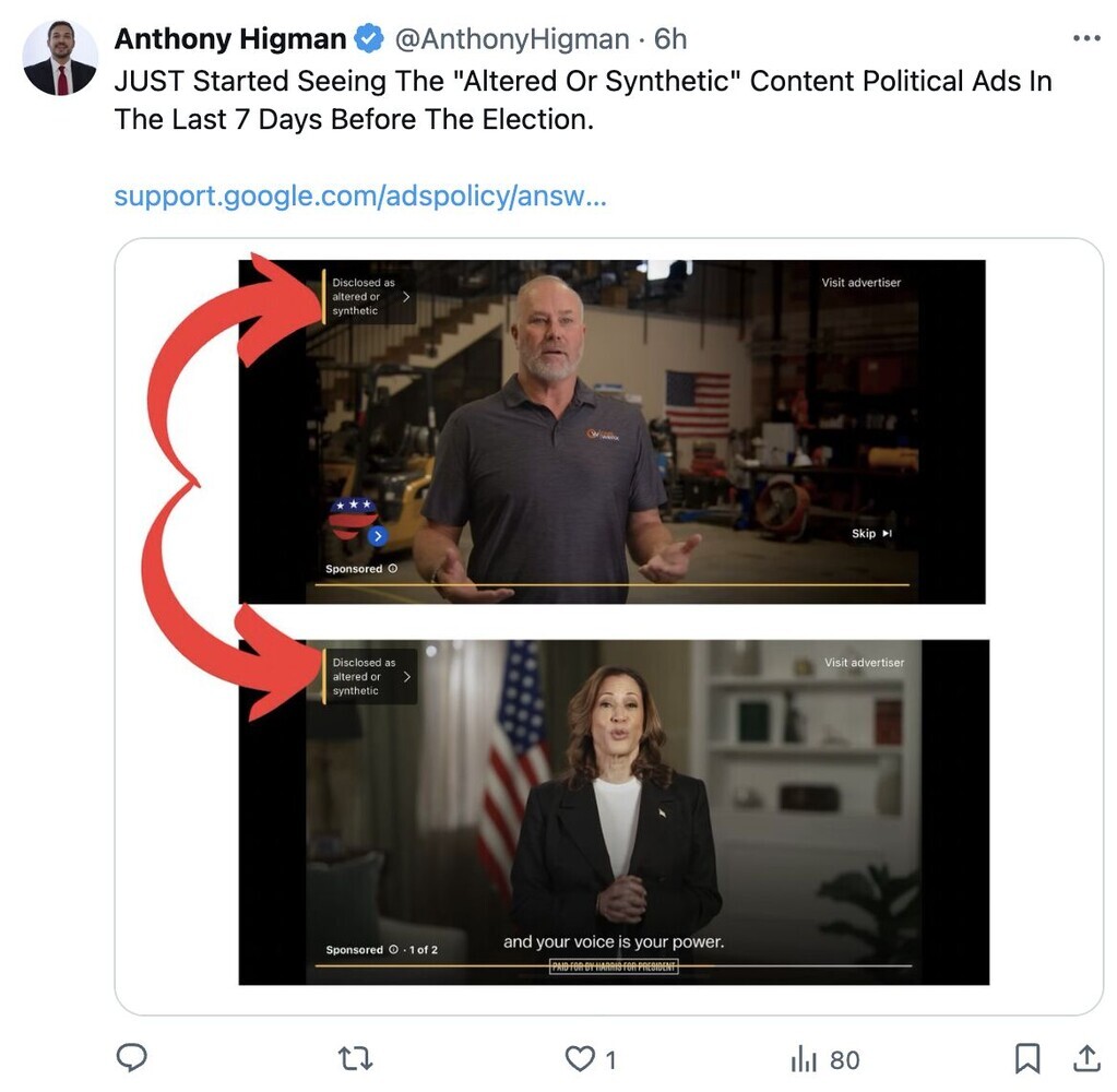 Ad label political ads