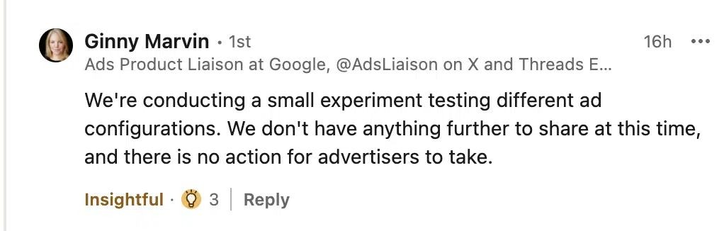 Double ad placements