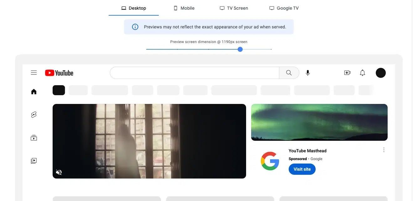YouTube Tests Cost-Per-Hour Masthead Ads