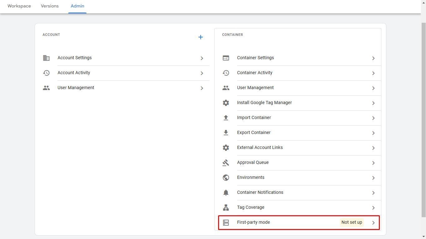 New Google Tag Manager feature