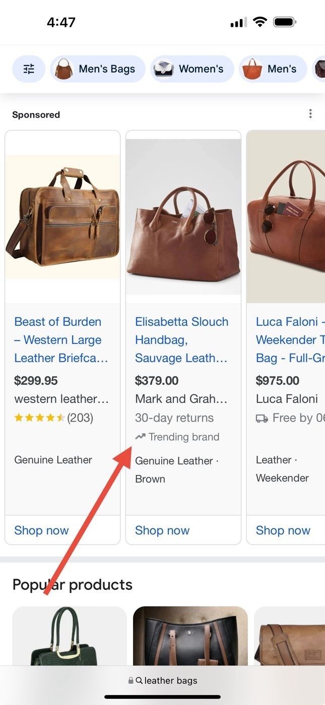 New trending attribute shopping