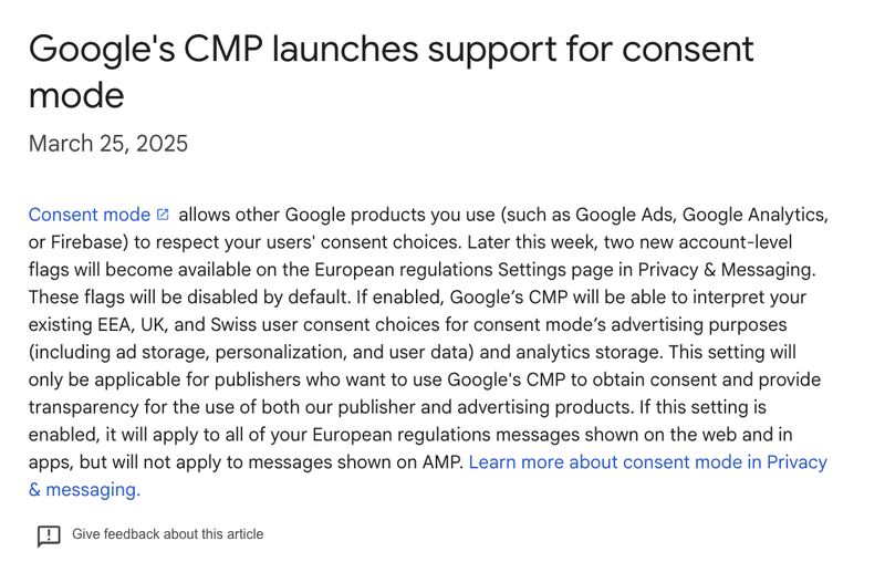 Google Adds New Privacy Settings to Align with EU Regulations