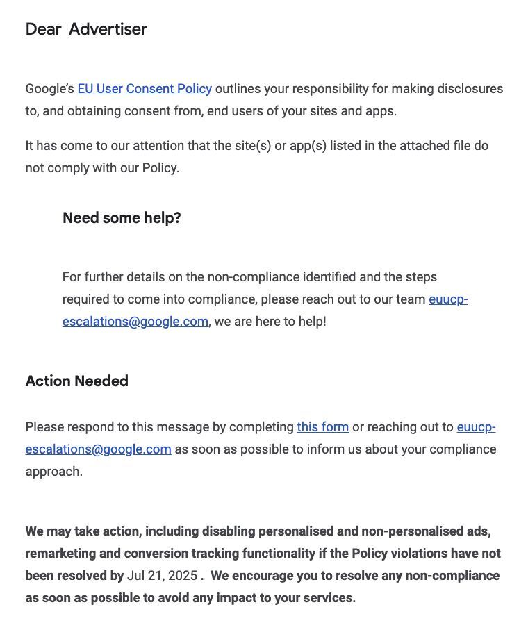 No consent = no tracking 🚨