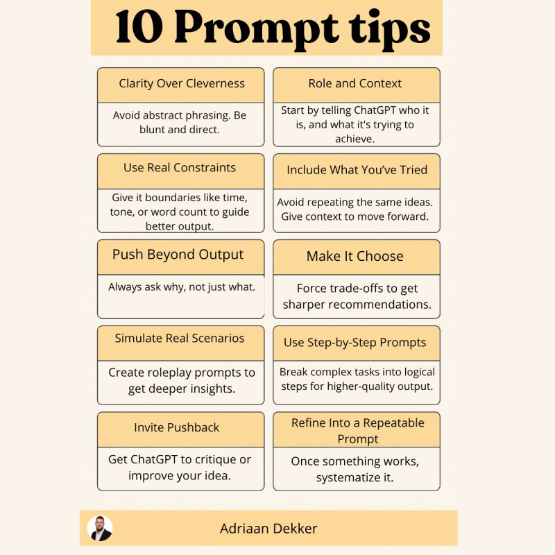 10 Prompt Engineering Tips