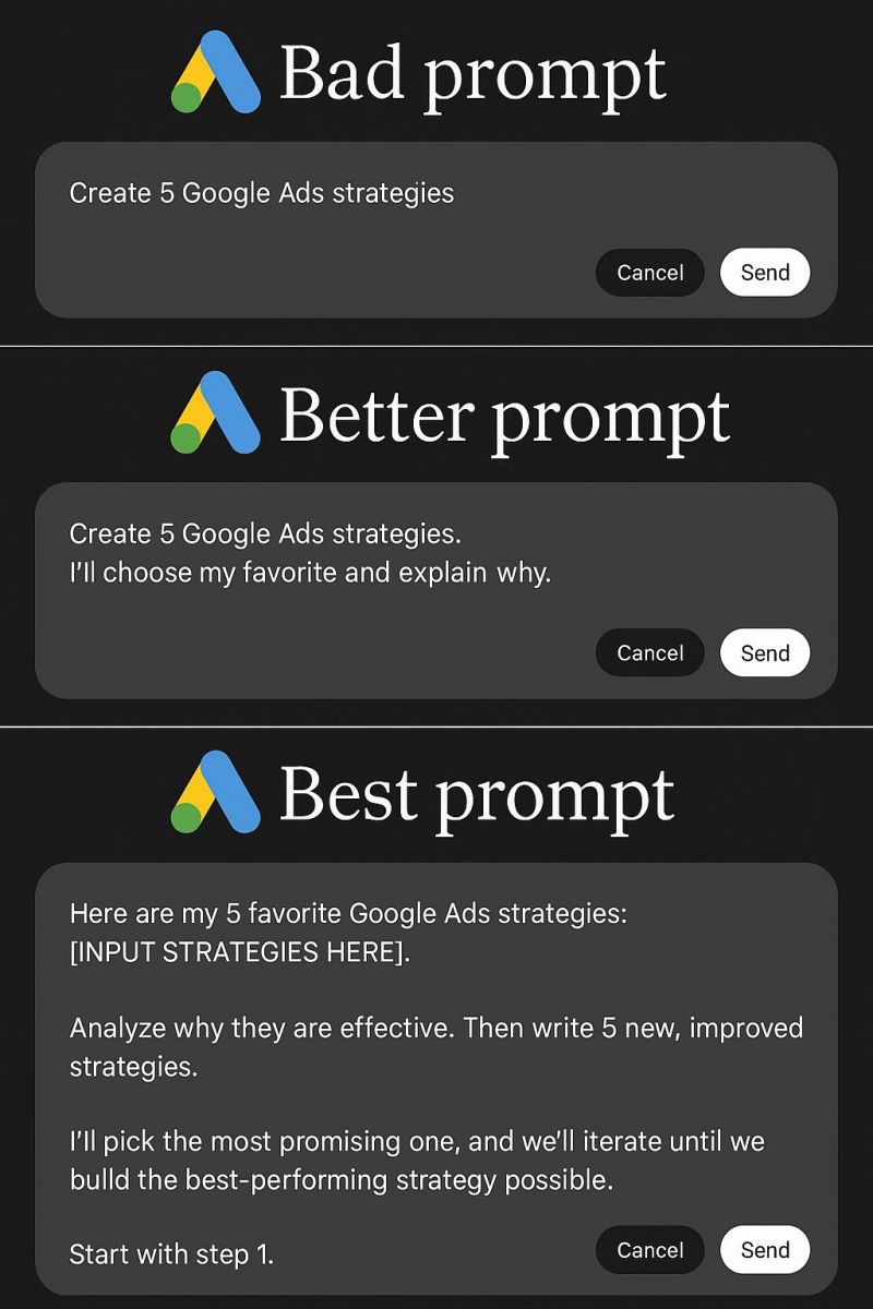 Bad prompt = Bad outcome