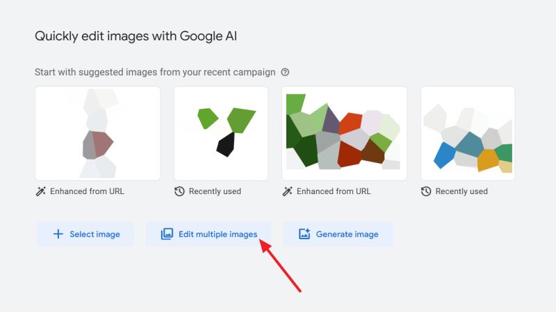 Google Ads now supports bulk image editing with AI in the Assets Library