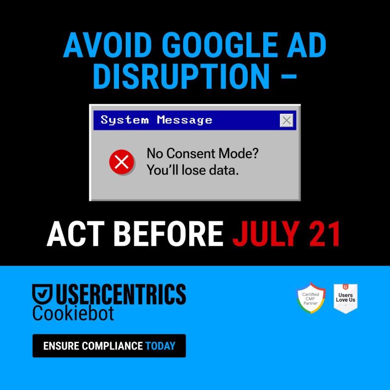 Without Consent Mode, you’ll start losing data TOMORROW…