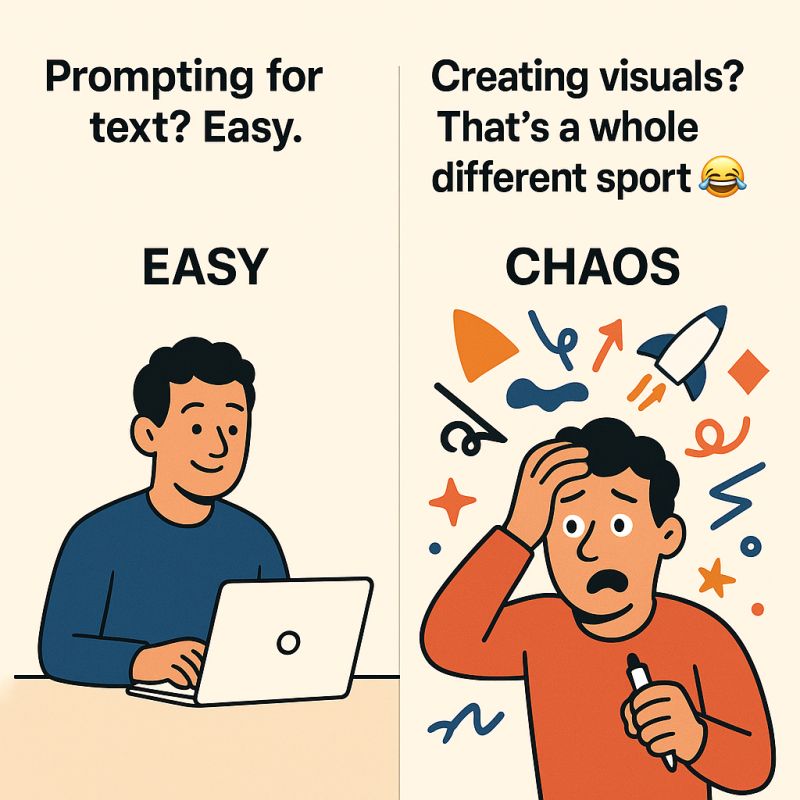 Prompting for text? Easy