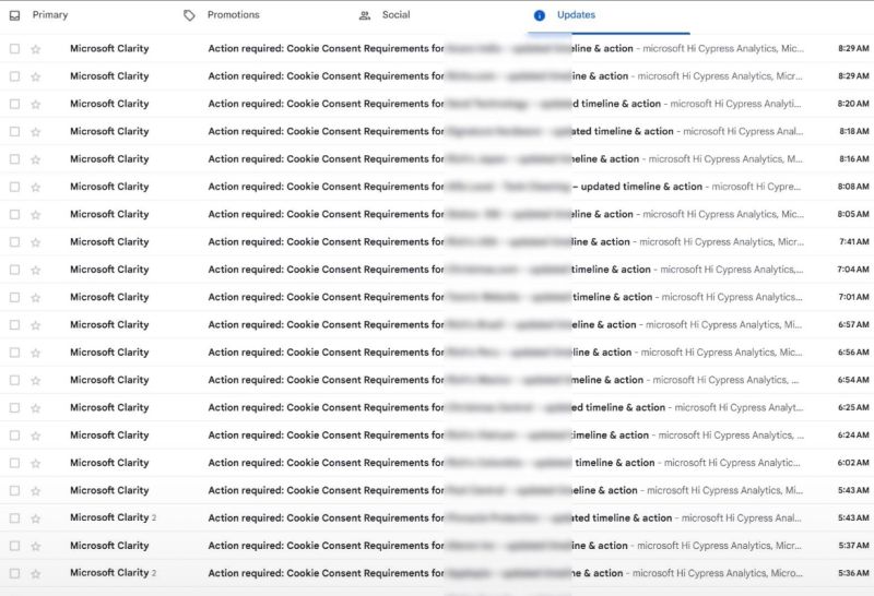No consent mode = No Microsoft Clarity 🫨