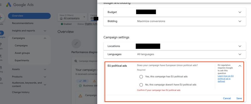 Political Ad Statement