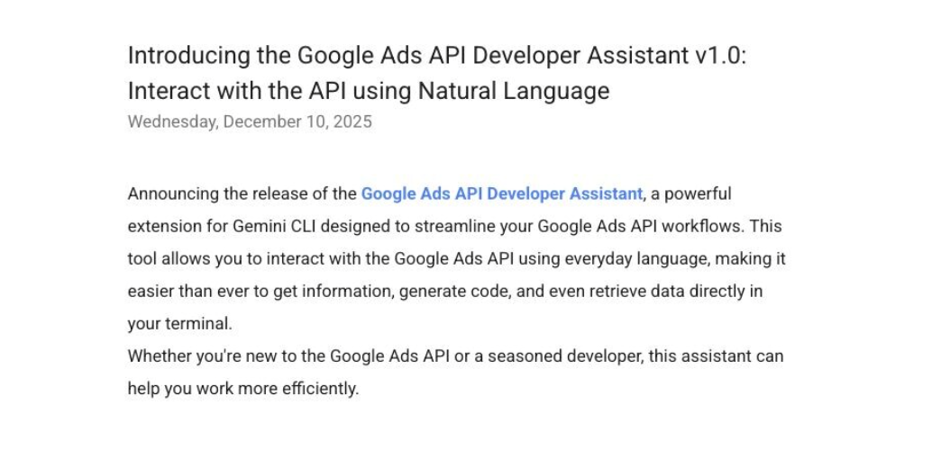 API Update