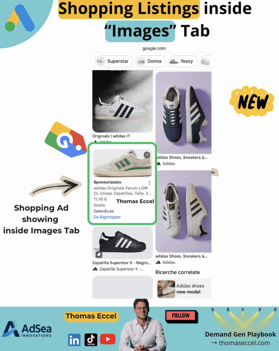 Google Shopping Ads are expanding to the Image tab