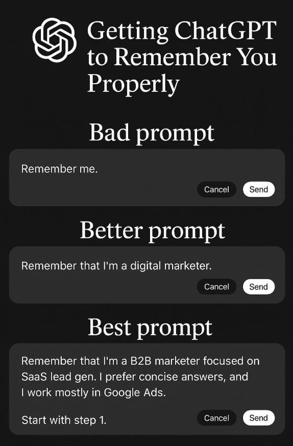 ChatGPT has memory but most people aren’t using it right