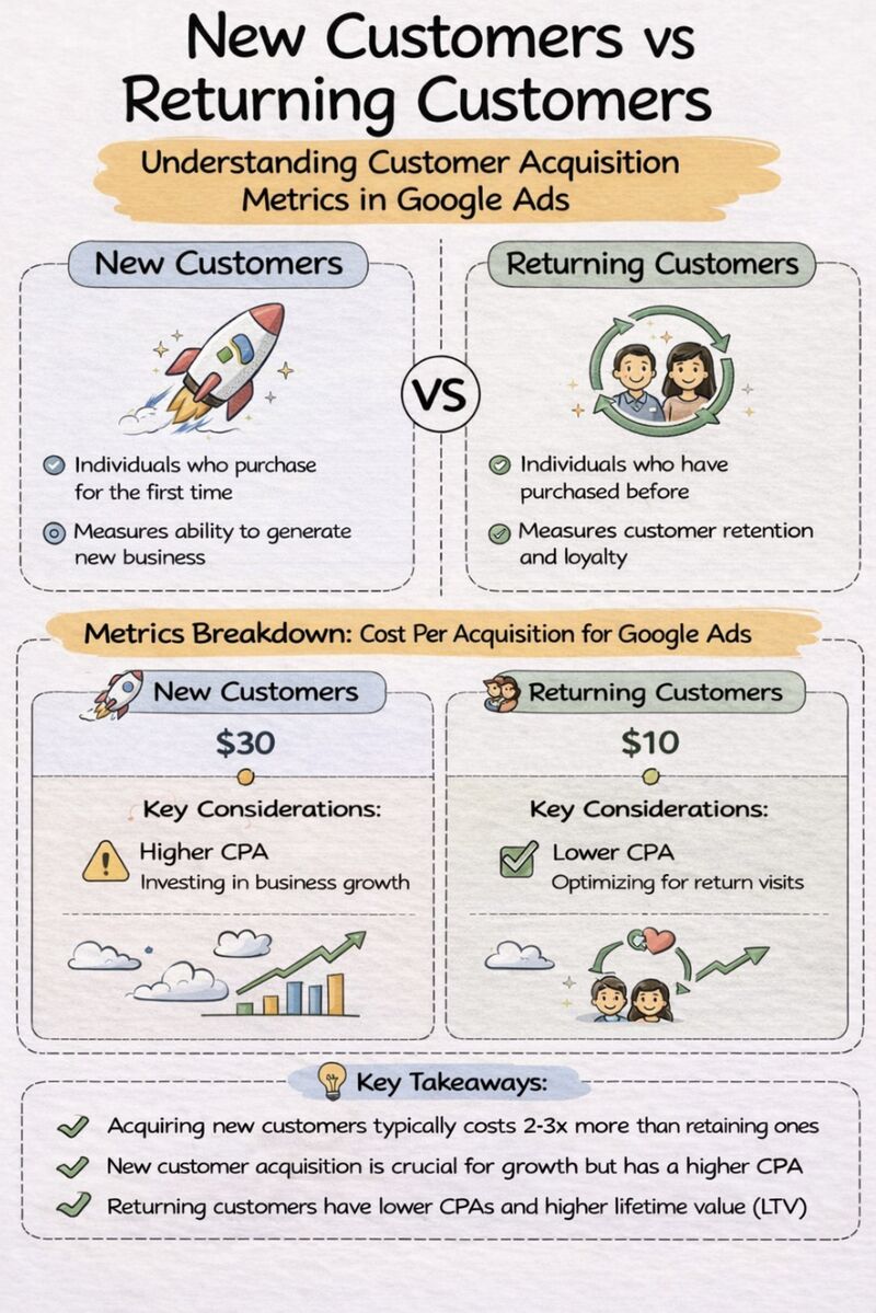 New Customers vs Returning Customers